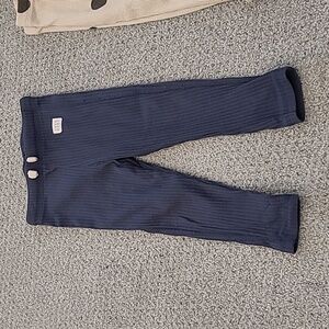 Zara Ribbed Baby Leggings - Navy